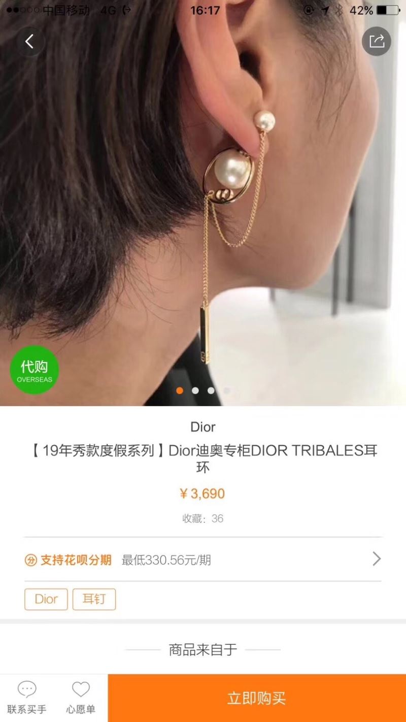 Christian Dior Earrings